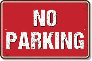 No Parking Street 8 Inch x 12 Inch Novelty Plastic Sign Tow Away Territory Durable Weatherproof UV Protected Perfect for Driveways Alleys Private Lanes Fun Gift for Homeowners HOAs Businesses