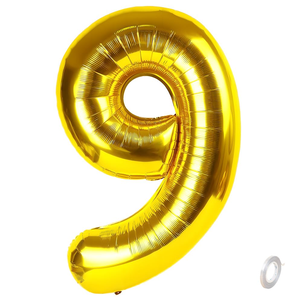Palloncino Gigante Numero 9 (nove) - Rosso