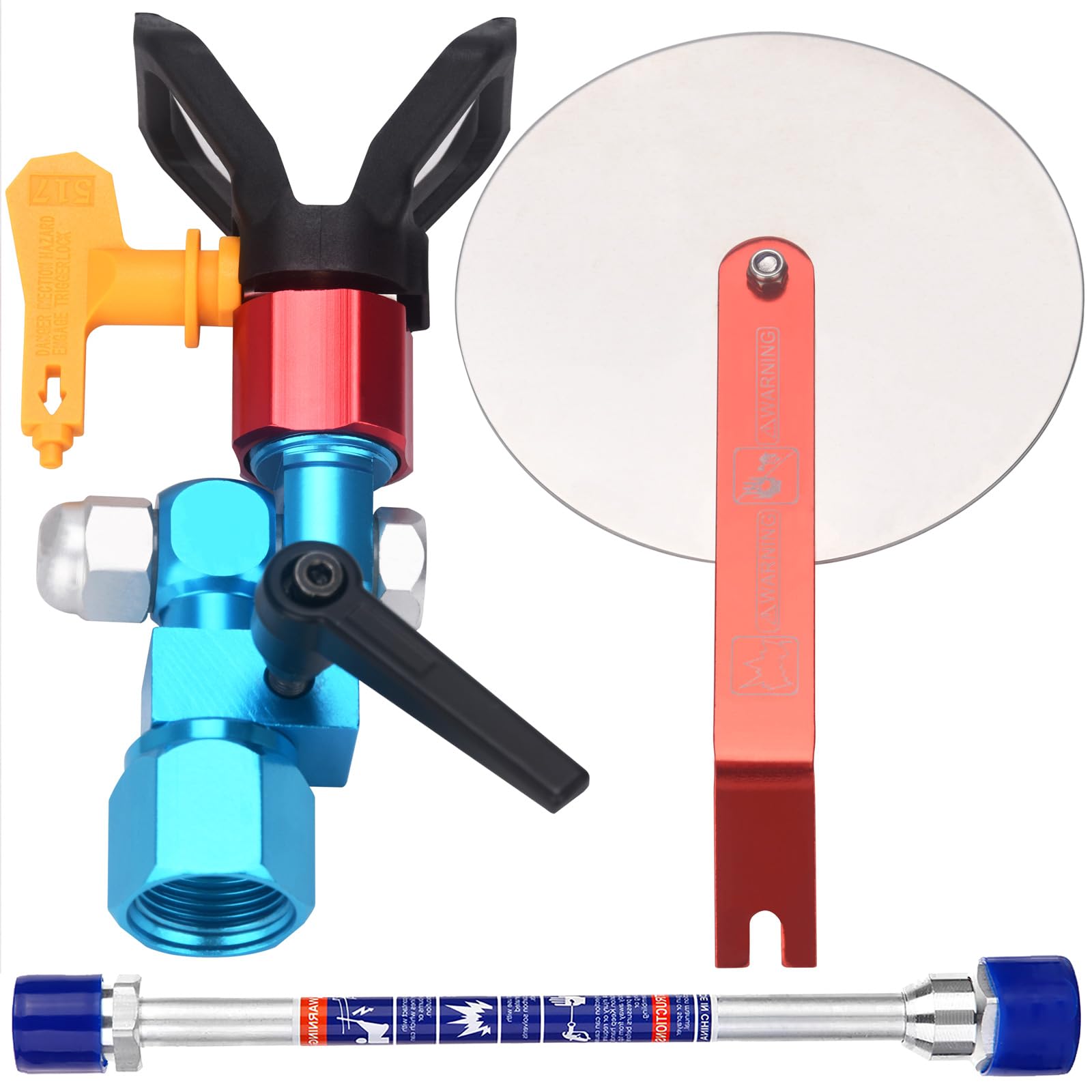 Airless Spray Gun Guide Accessory Tool 315 Spray Tip 10 Inch Airless Extension Pole, Spray Guide Painting Tool for Graco Titan Airless Sprayer Gun.