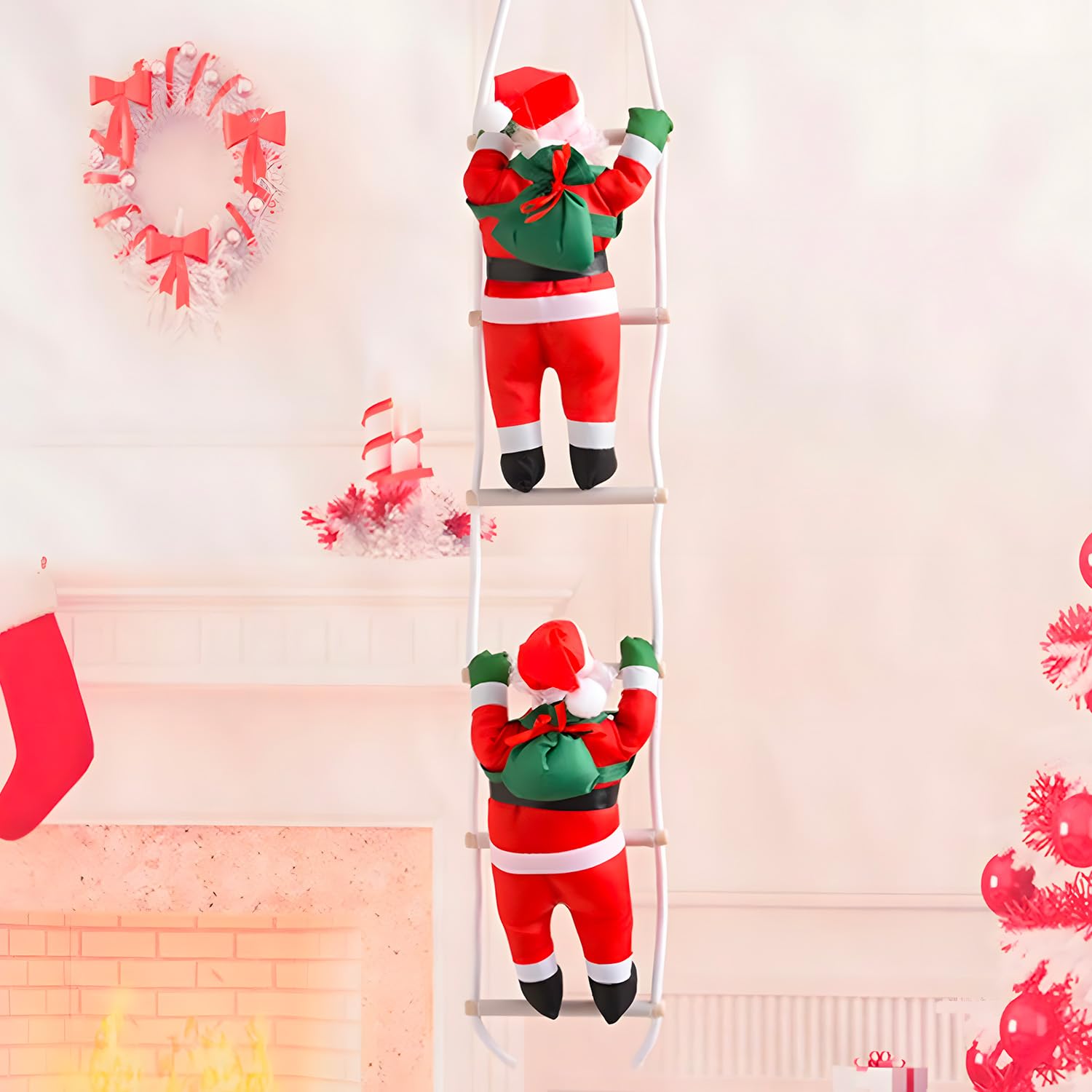 Avilia Decoraciones navideñas 2 Papá Noel Rojo, nd