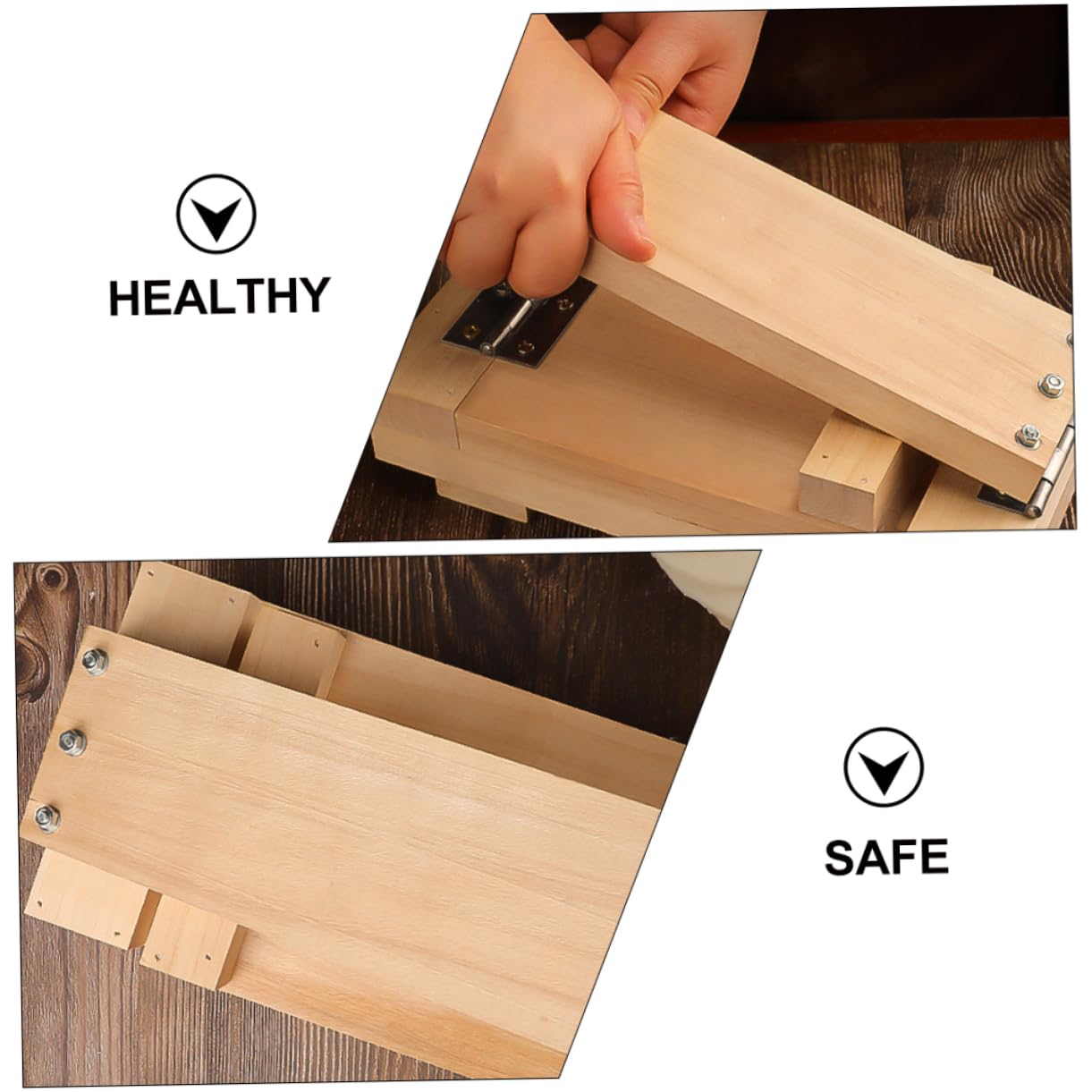 PRETYZOOM Pressing Leather Mold Dumpling Wrapper Press Wood Dough Presser for Homemade Dumplings