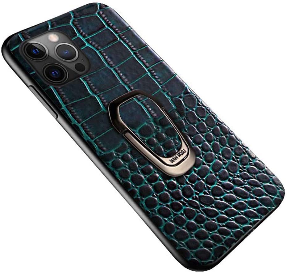 Étui iPhone 13 Pro Max GUMMMY bleu pour support voiture magnétique