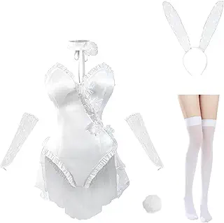 [神併良品] バニーガール コスプレ 5サイズ選べ可 セーラー風 制服 花嫁 レオパード柄 バニースーツ コスプレ衣装 ハイレグ ハロウィン コスチューム イベント 撮影会 bunnygirl cosplay