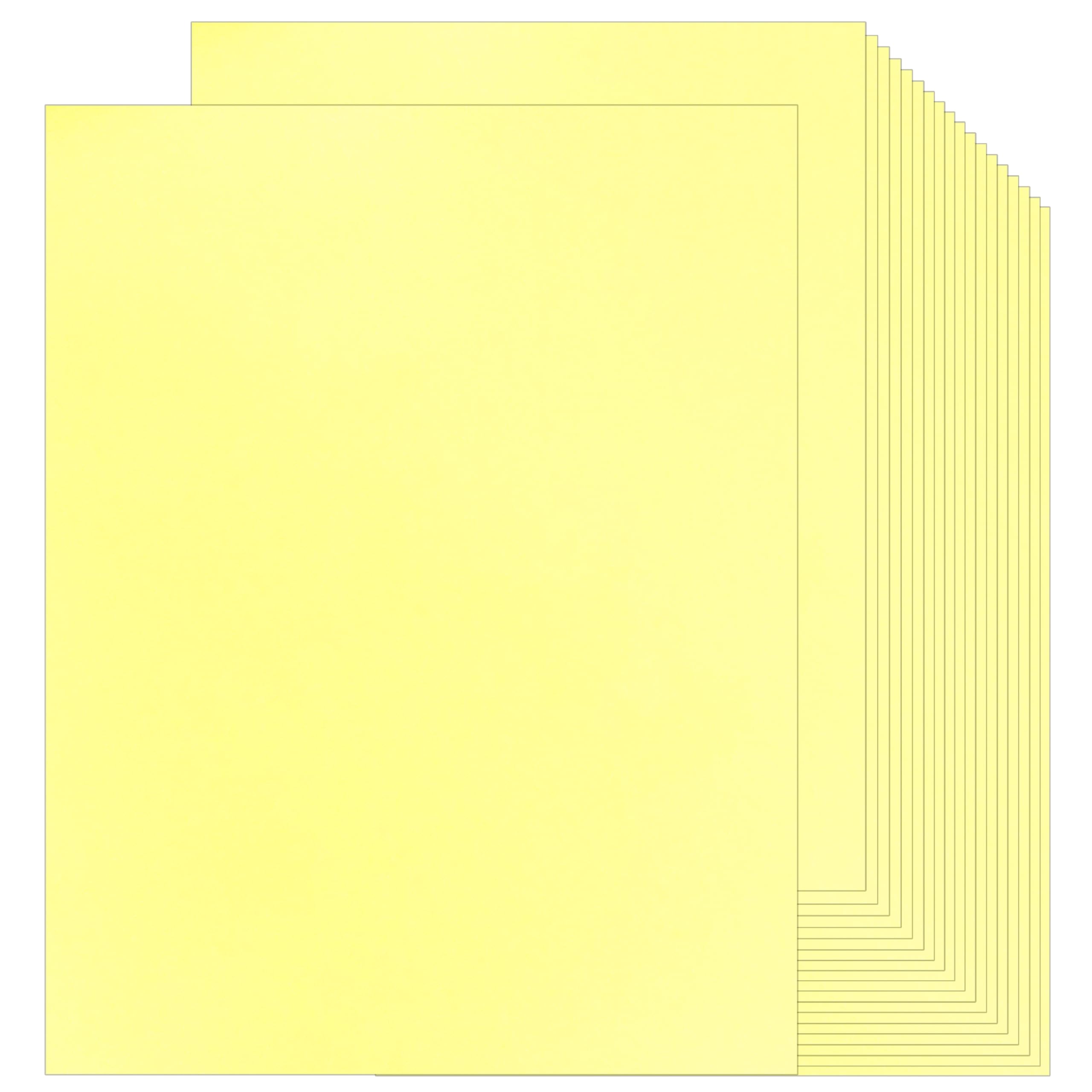 Erilano Yellow Cardstock Paper 8.5x11 inch, 250GSM/92lb Heavy Weight Premium Card Stock, 20 Sheets for Invitations, Scrapbooking, Menus, Crafts,