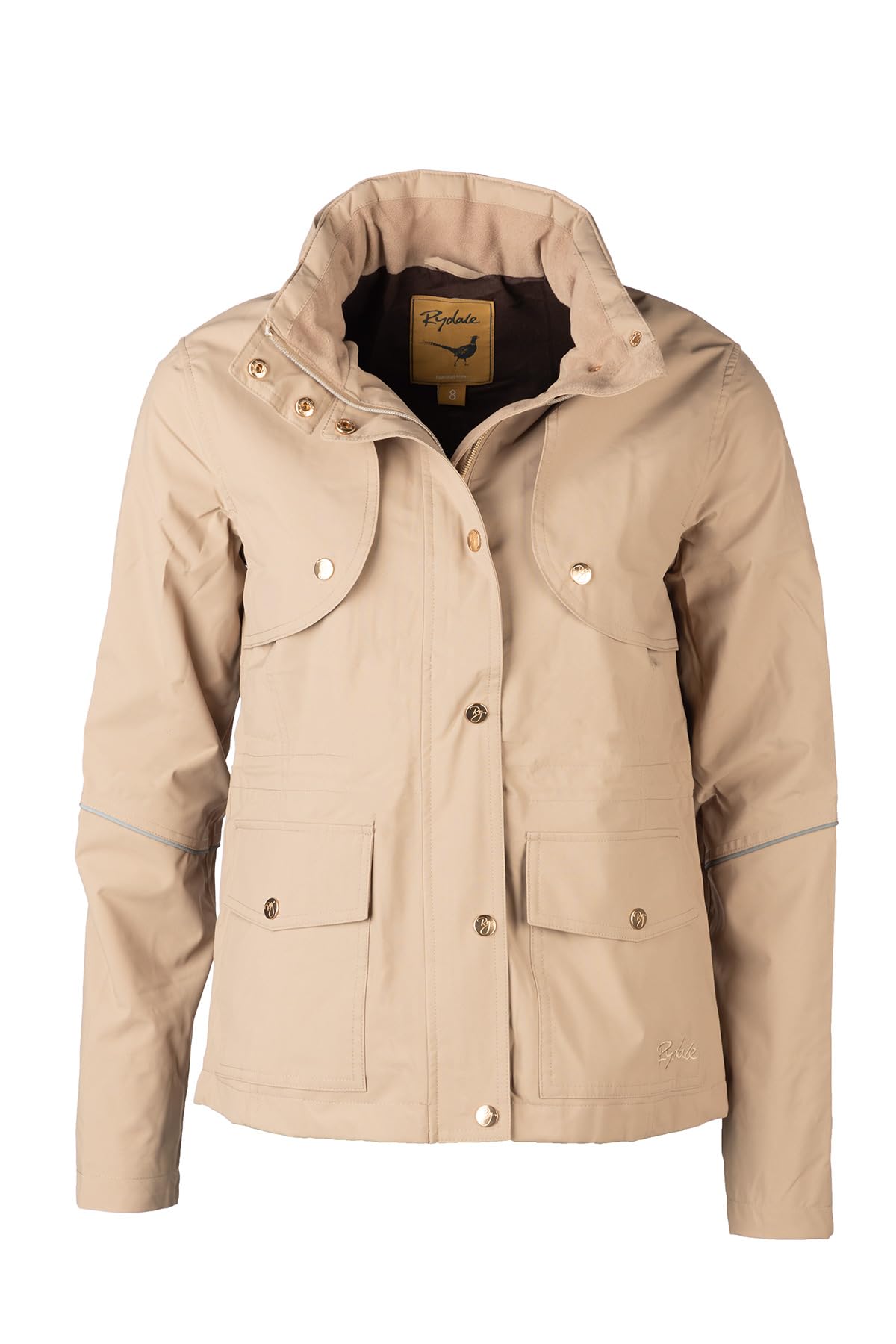Ladies Short Riding Coat Winter Equestrian Jackets Women Stylish Coats (UK, Numeric, 12, Regular, Regular, Tan)