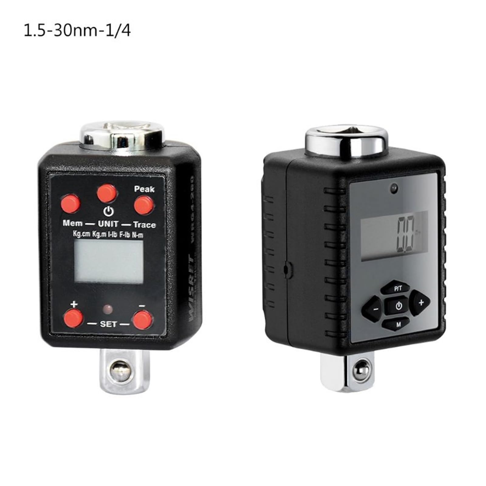 Dinamometrica Digital, Llave Digital de Alto Torque 1.5-1000nm Adaptador 1/4 3/8 1/2 3/4 Drive Microtorque(20-200nm)