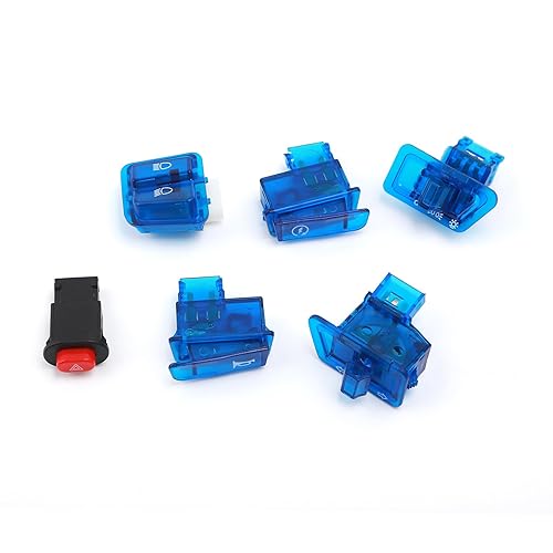 Miniatura 10 de Minho 9 piezas de kit de botón de interruptor de control manual para ciclomotor chino GY6 50cc 150cc Moped TaoTao Jonway Roketa Botón de arranque