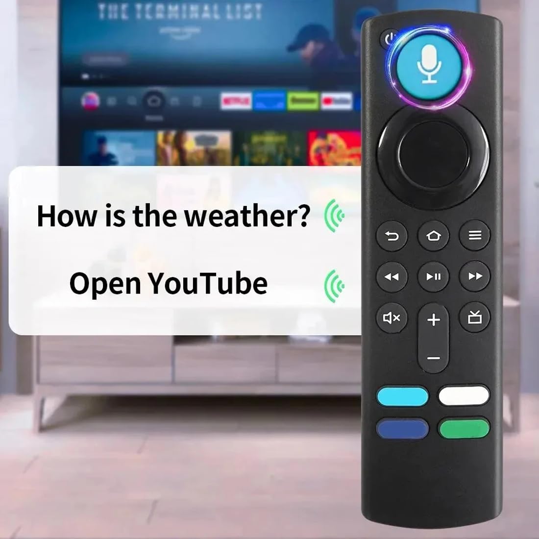 3È Gén Télécommande Vocale Pour Smart Tv, Télécommande Vocale De