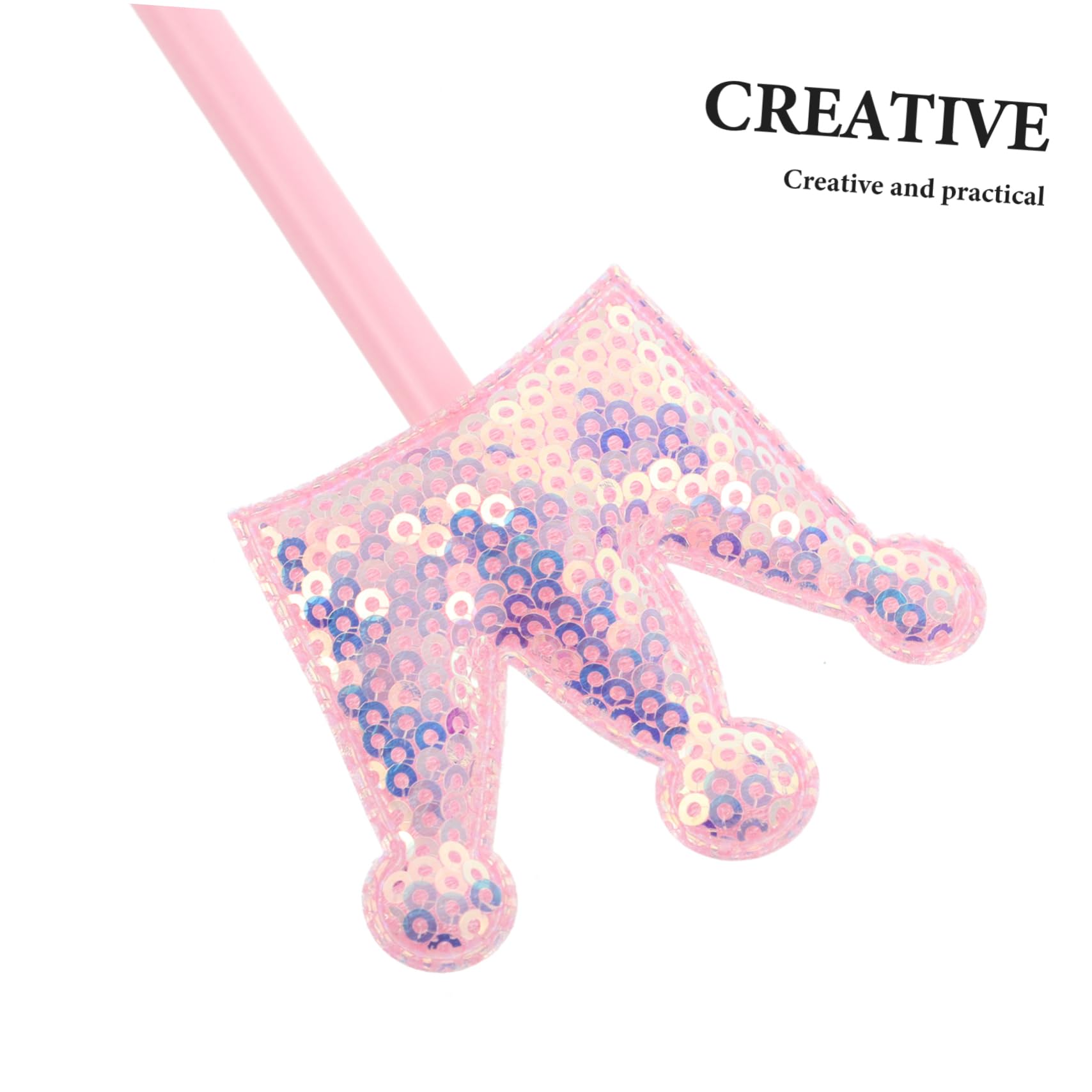jojofuny 5pièces Stylos à Bille Mignons à Paillettes pour Femmes de Stylos Roses Créatifs Fournitures de Bureau Cadeaux pour Fête D'halloween Articles Scolaires