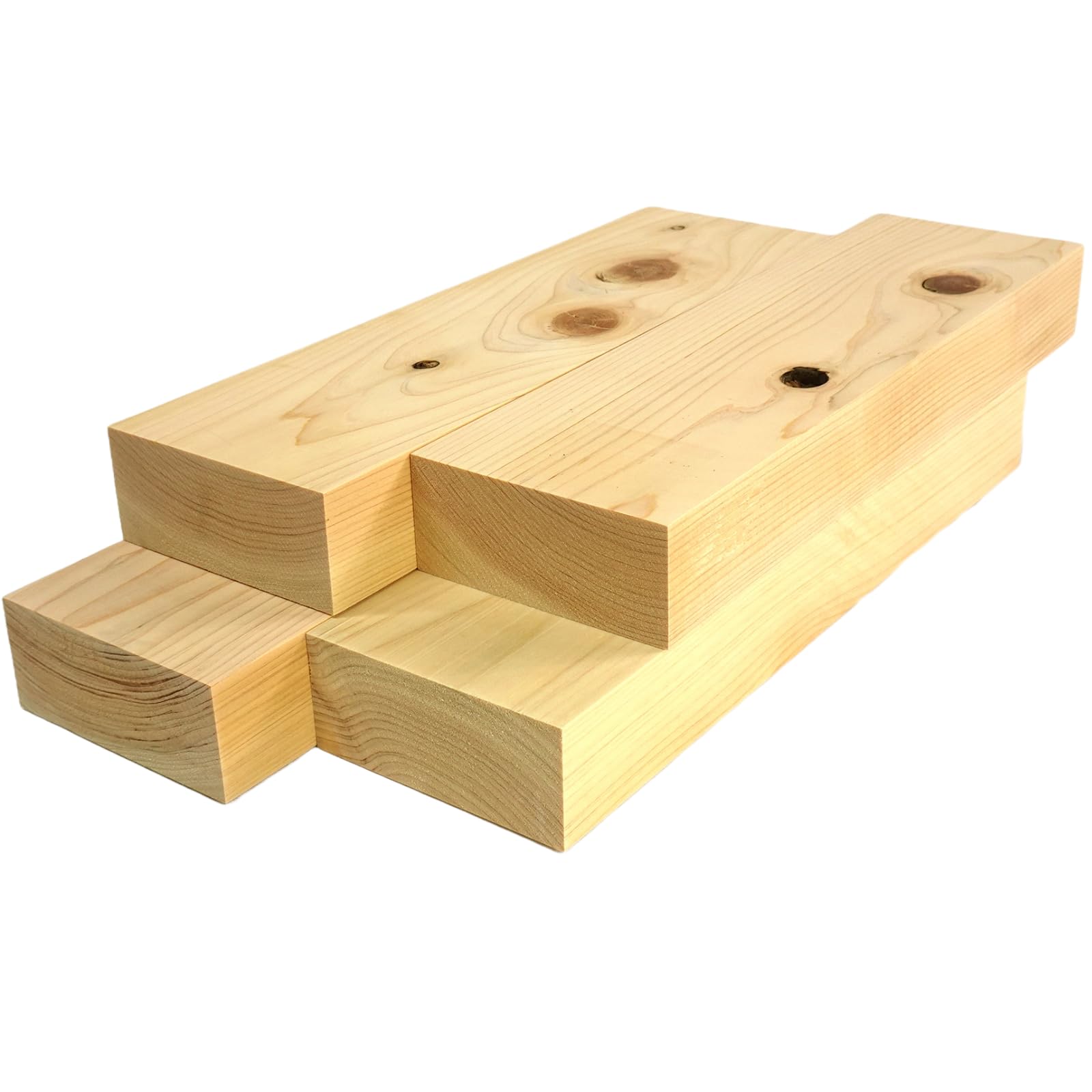 Amazon.co.jp: 2 4材 木材 板 板材 カット 桧 角材 節有り 【 厚