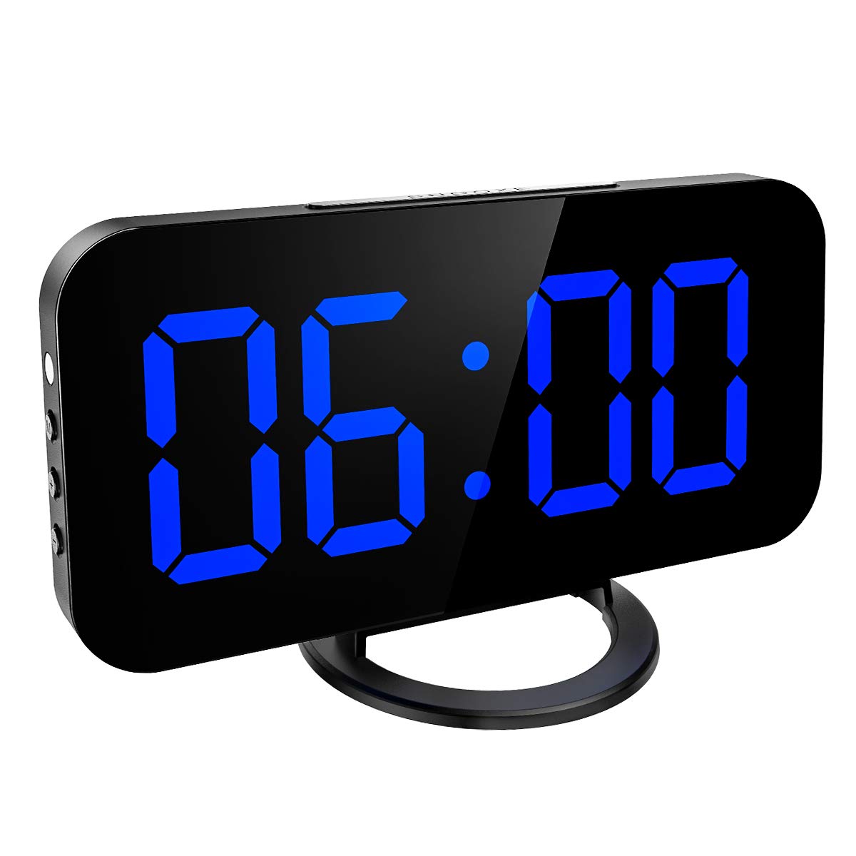 Buy KeeKit Digital LED Alarm Clock, Large 6.5" Mirror Surface Alarm Clock with Dual USB Charging