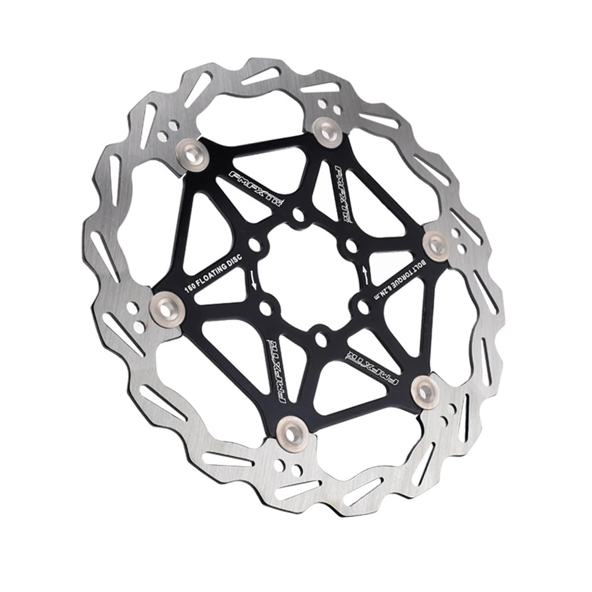 HOUSON bicycle brake disc, bicycle disc brake rotor 160mm 180mm MTB discs floating brake for road bike mountain bike MTB BMX city bike 160mm