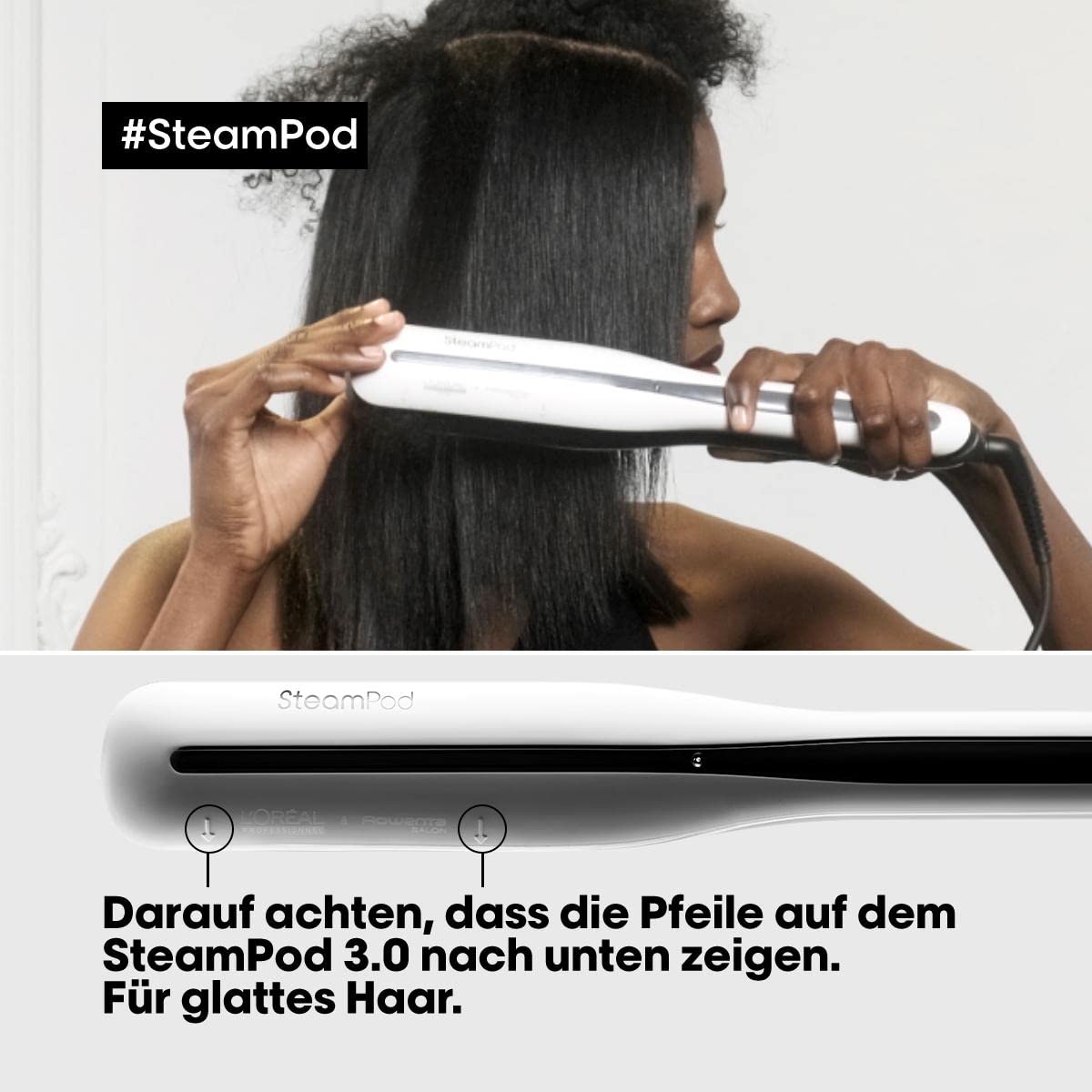 L’Oréal Professionnel Paris SteamPod 3.0, Pflegestyler mit Dampf-Technologie für alle Haartypen