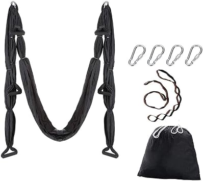 Aerial Yoga Swing Set, Ultra Strong Hammock Trapeze Extension, Antigravity Ceiling Hanging Sling Inversion Exercises