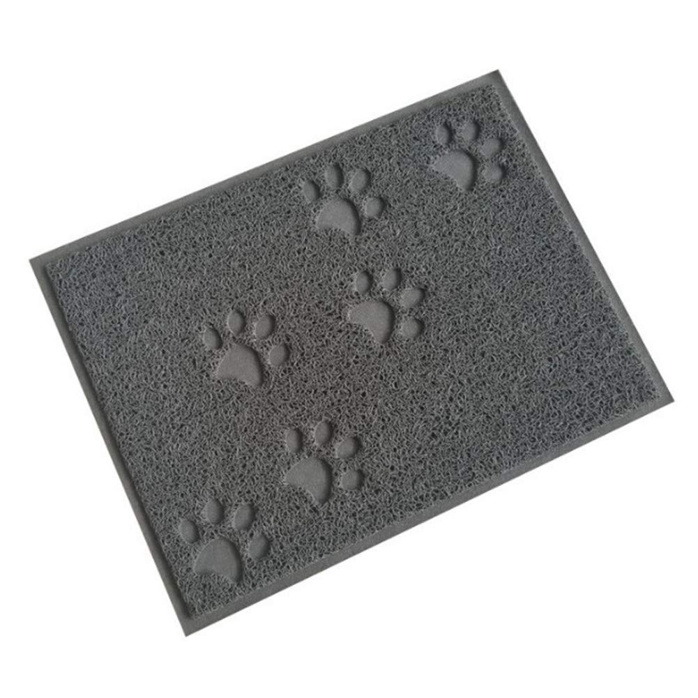 Tpmall Dog Food Mats Non Slip Dog Feeding Mat Cat Mats For Food Bowls Cat Bowl Mat Cat Feeding Mat Cat Mat Food Cat Litter Mat Cat Litter Mat Washable black