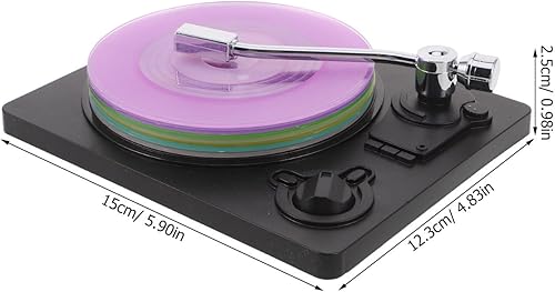 Miniatura 2 de BETOOKY 1 Set Vinyl Coasters Record Coasters for Drinks - Vinyl Record Tableware Mats Music Decors for Party Home Restaurant Desk Accessories