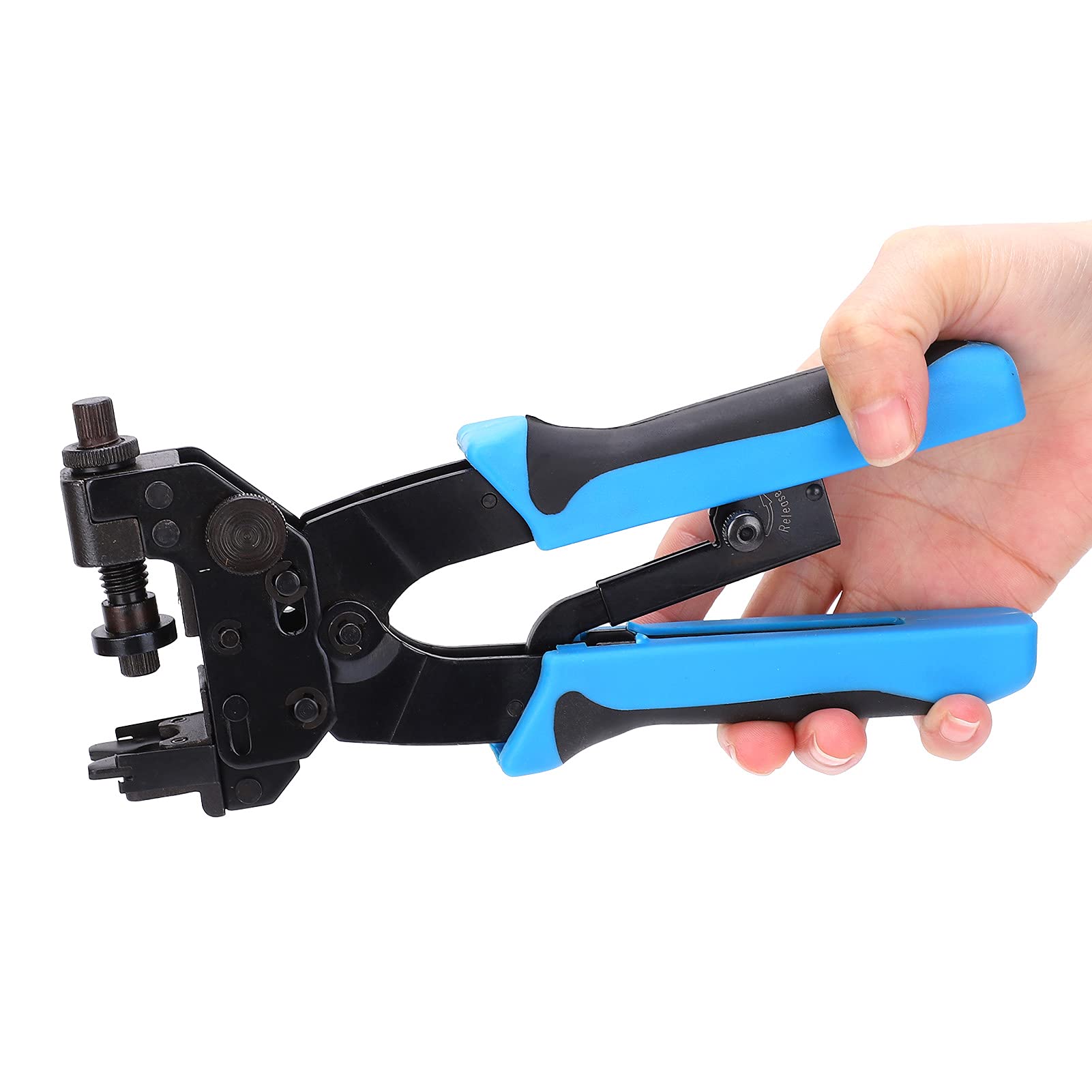 Pinza a crimpare, Pinza a crimpare per cavi, TL‑H510B Morsetto per cavi Morsetti a crimpare Terminali Connettore Utensile manuale a crimpare Adatto per la casa, industriale