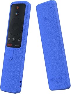 SIKAI CASE Silicone for XIAOMI MI Box S Remote Shockproof Protective Cover for MI Box S / 3S Remote Washable Skin-Friendly Dirt-Proof Anti-Lost with Remote Loop (Blue)