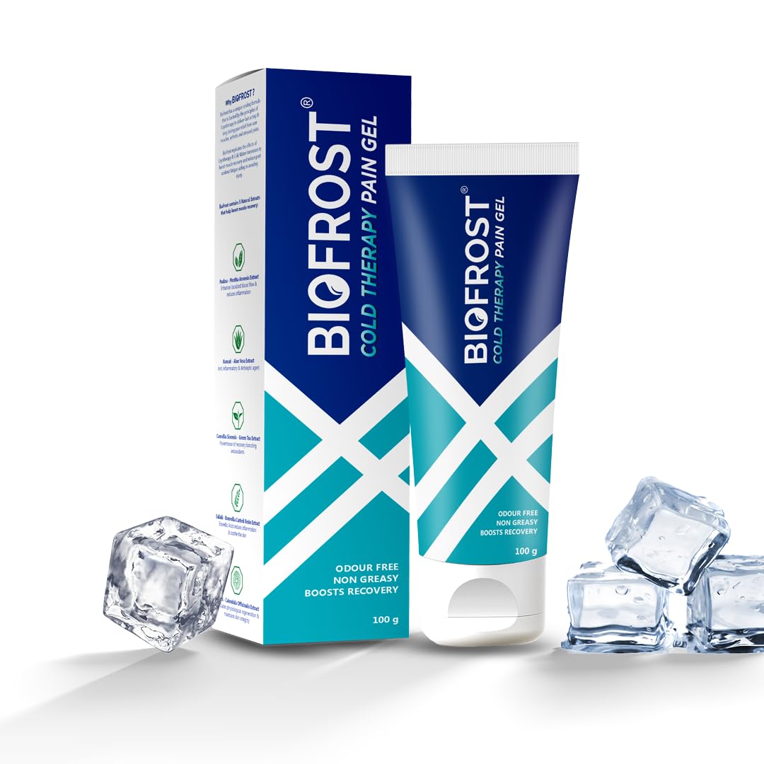 Instant Pain Relief Gel |Advanced Cold Therapy Formula| Relieves Elbow,Backache,Knee,Muscle Pain,Tired Feet,Ankle Sprain| Longer Lasting Relief| All Natural Ingredients For Gentle Care- 50 Gm