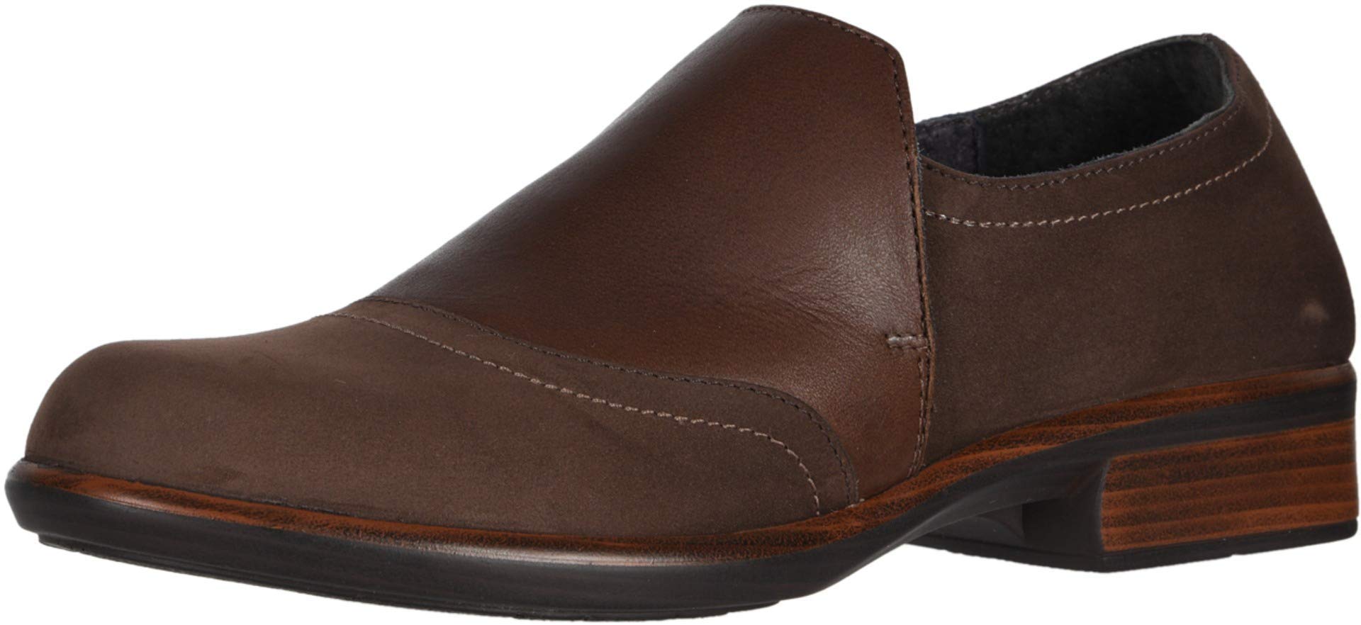 NAOT Women's Angin Slip On Shoe Coffee Nubuck/Toffee/Coffee Nubuck 7-7.5 M US