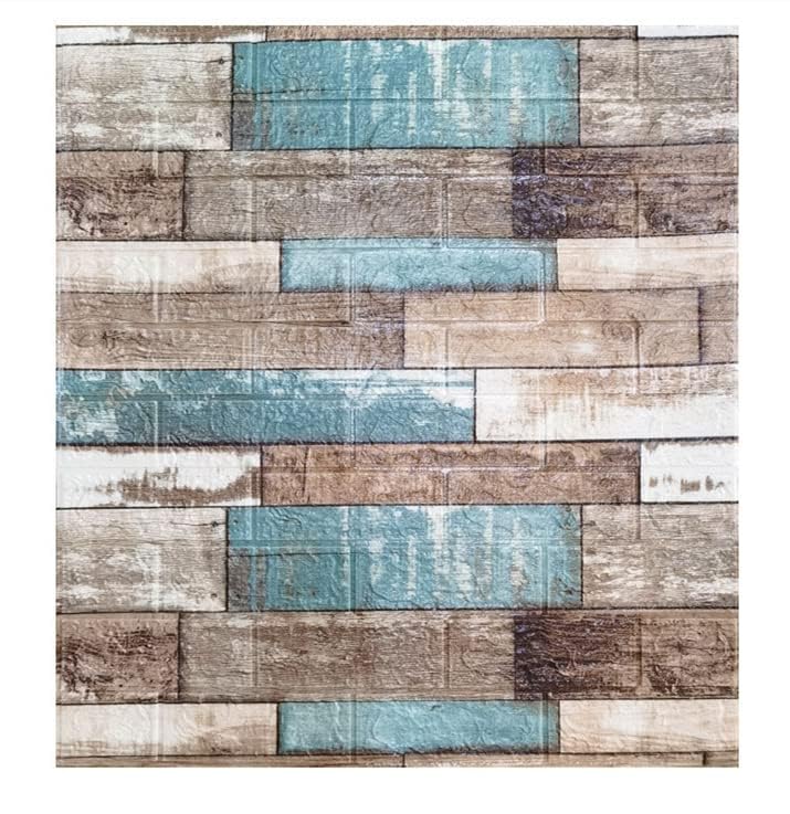 Image of Wall Stickers Wallpaper PE Foam Brick Design DIY Decal (70x 77 cm 5.8 sq.ft. Each Sheet) 3D Frames PVC DIY Self Adhesive