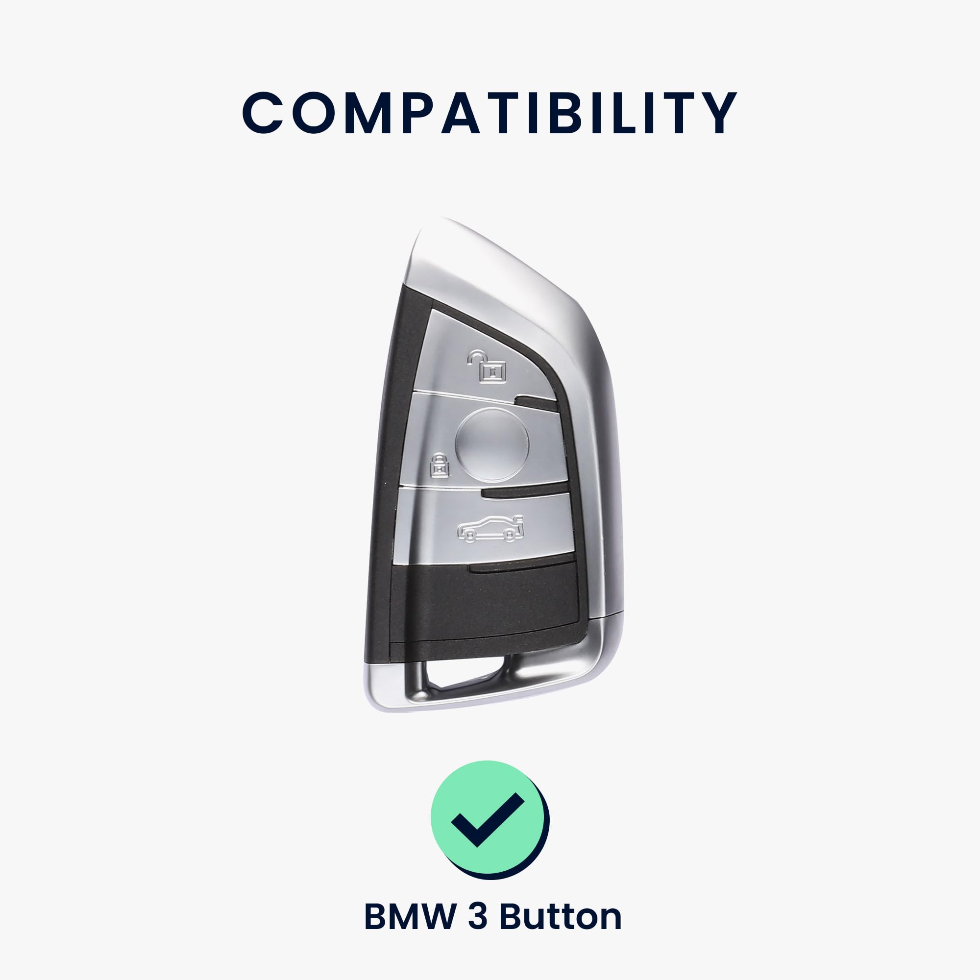 Custodia In Silicone TPU Per Chiave Mini Cooper (3 Tasti) – Anti Graffio E Anti Urto – Cover Morbida Opaca