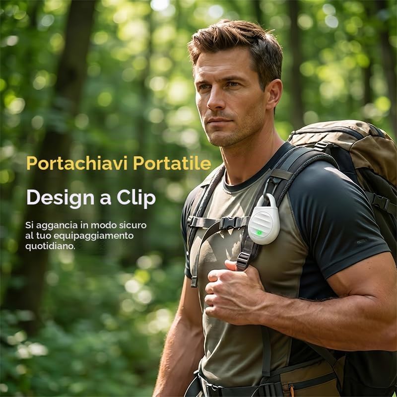 Portachiavi Repellente Per Uccelli A Ultrasuoni Portatile, 3 PC