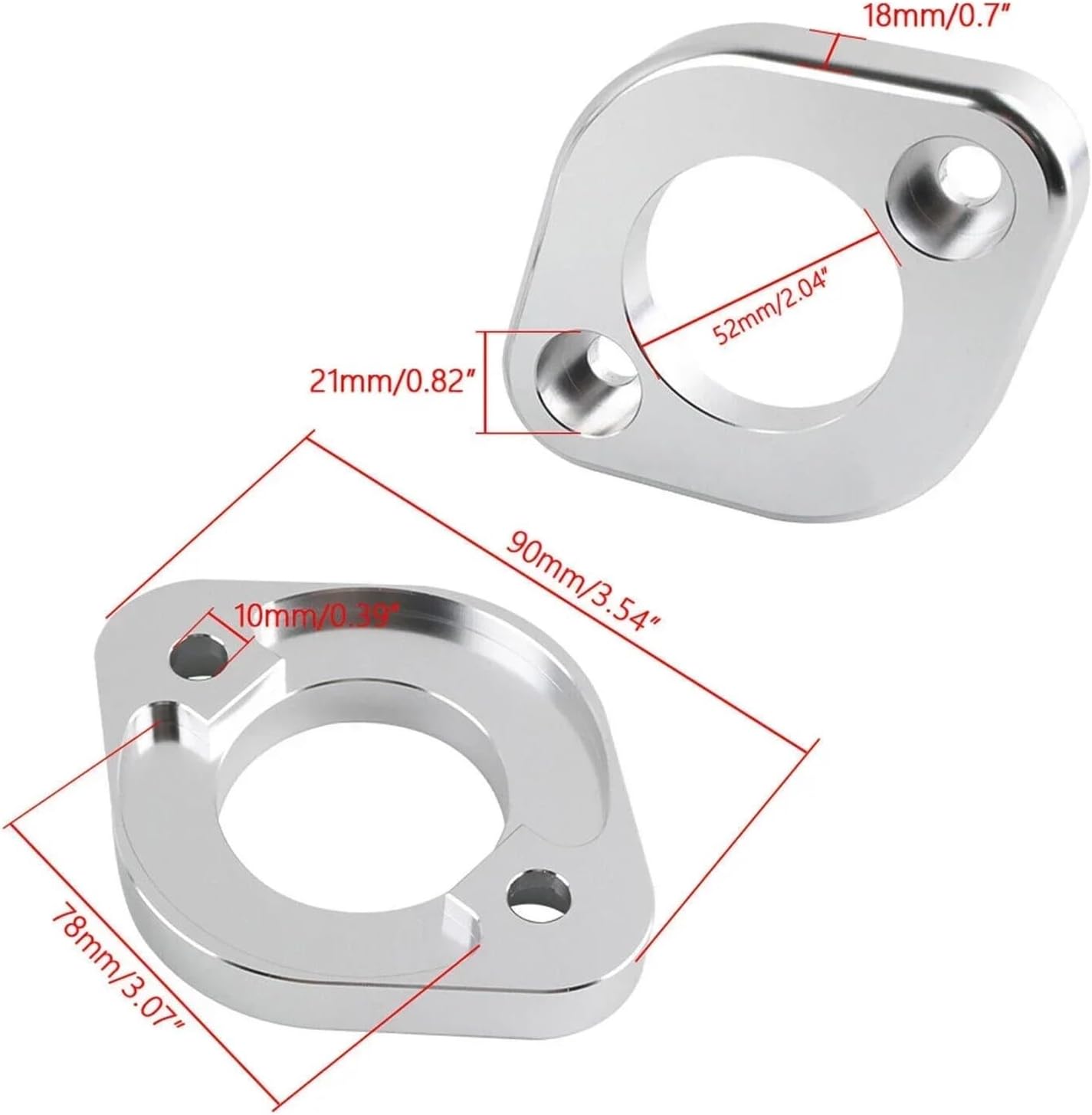 Racing Car Aluminum Strut Tower Brace, Shock Absorber Parts Compatible For Civic EF EG EK & Integra DA DC - Silver/Black(Silver)