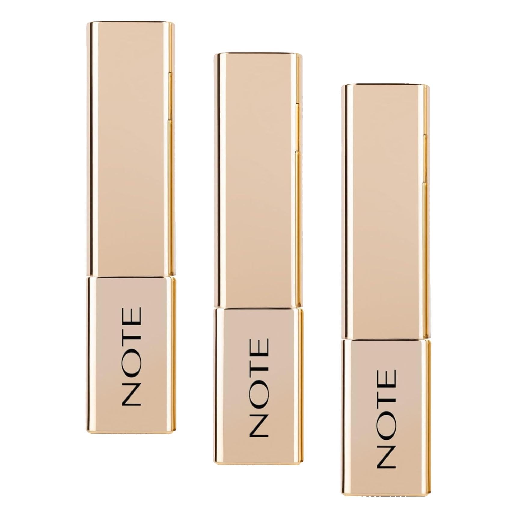 Note Cosmetics Iconic Sheer Lipstick 208 Dreamer Nemlendirici Parlak Ruj, Pembe (3 paketi)
