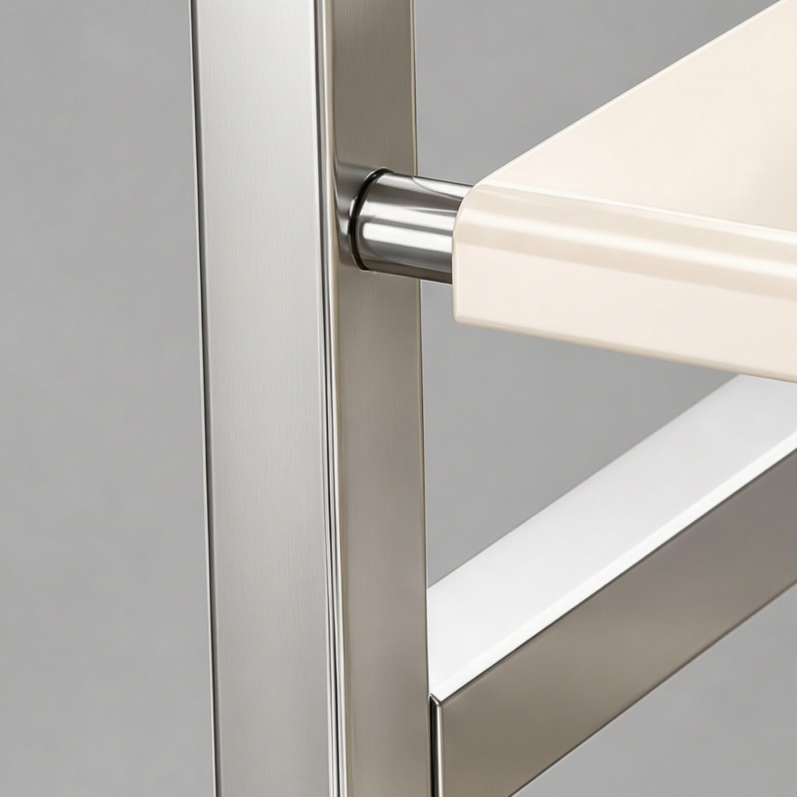Rastrelliera Sottolavello a Due Livelli Regolabile Rastrelliera in Acciaio Inox con Ripiani Resistente Ruggine per Appartamenti Compatti, Stile A