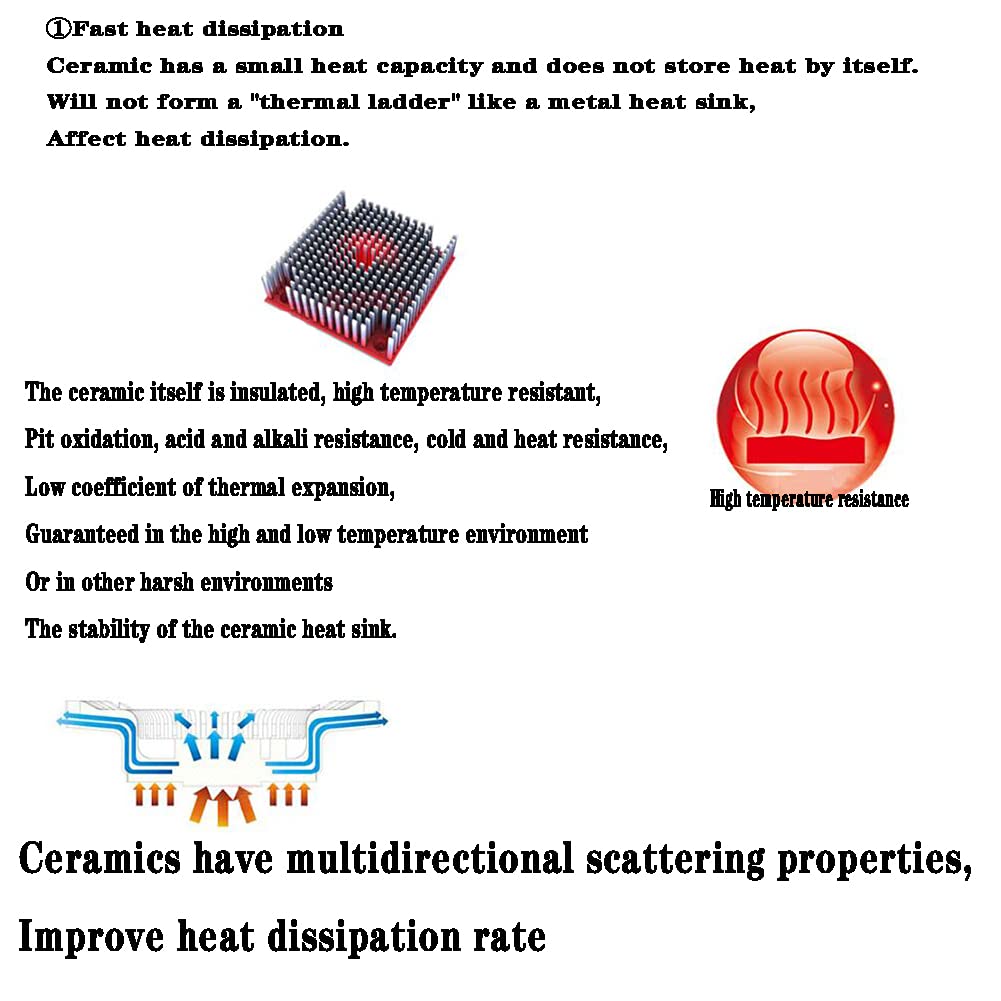 20Mmx20Mm Plaque de Substrat En Céramique D'Alumine 10Pcs/20Mm*20Mm*1Mm