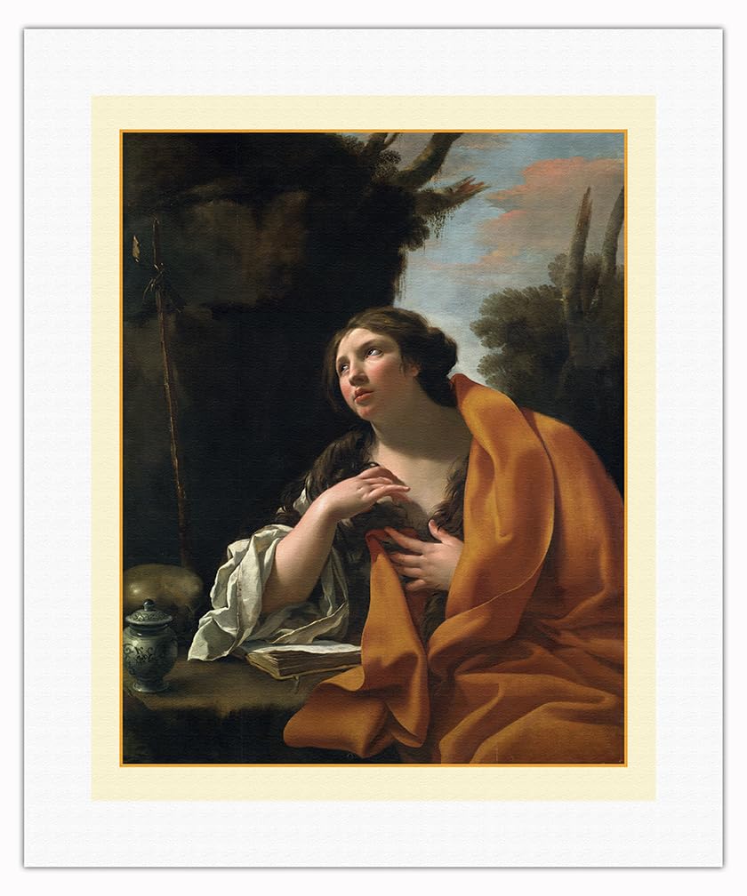 Amazon.com: Saint Mary Magdalene - Vintage Religious Art by Simon 