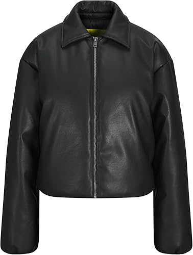 JACK & JONES Jxcala Bomber Jacket Otw, Negro, L Mujeres