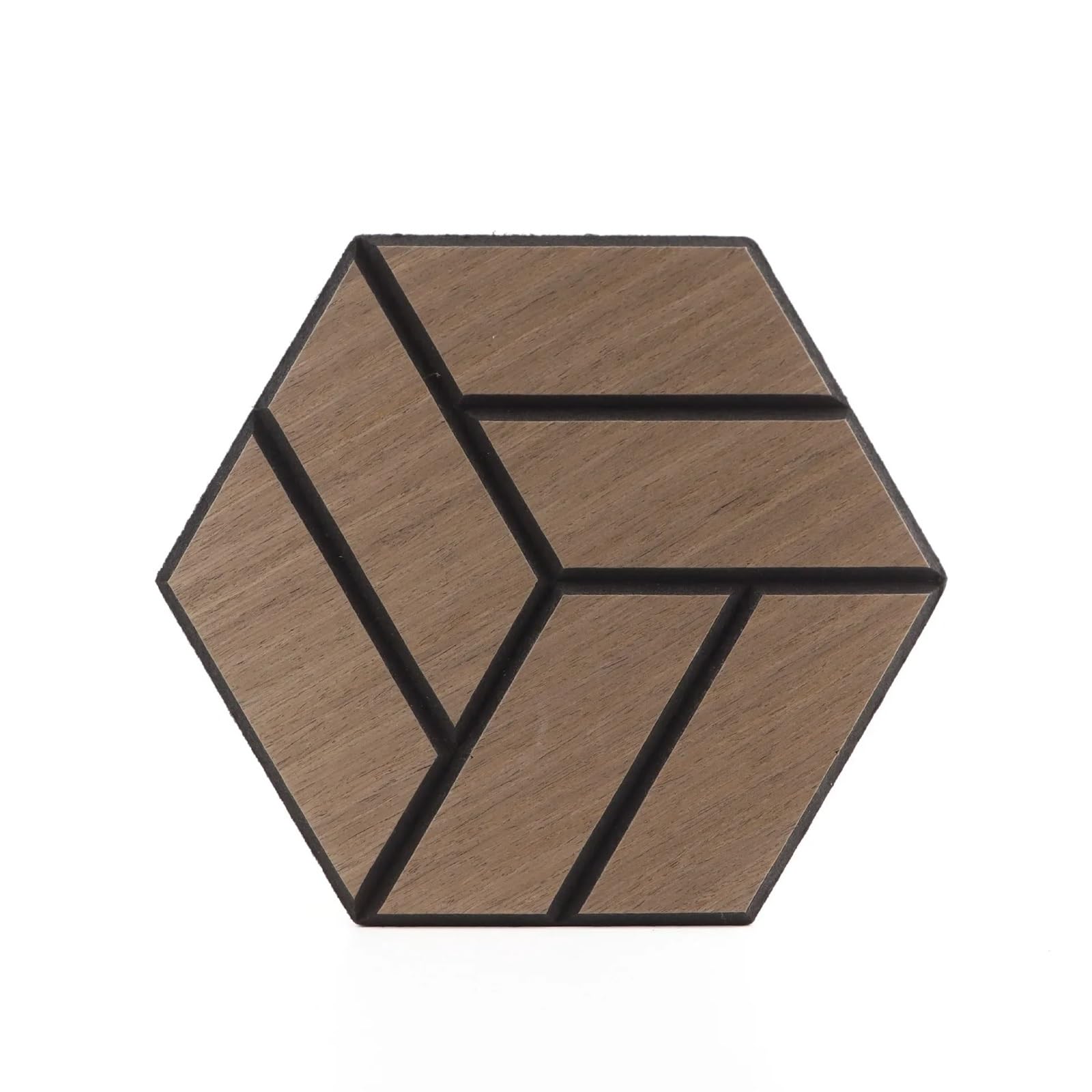 Adesivi murali effetto legno, pannelli autoadesivi insonorizzati, sfondo for studio, decorazione for la casa(Color-01,4PCS-(11.8x11.8inch))