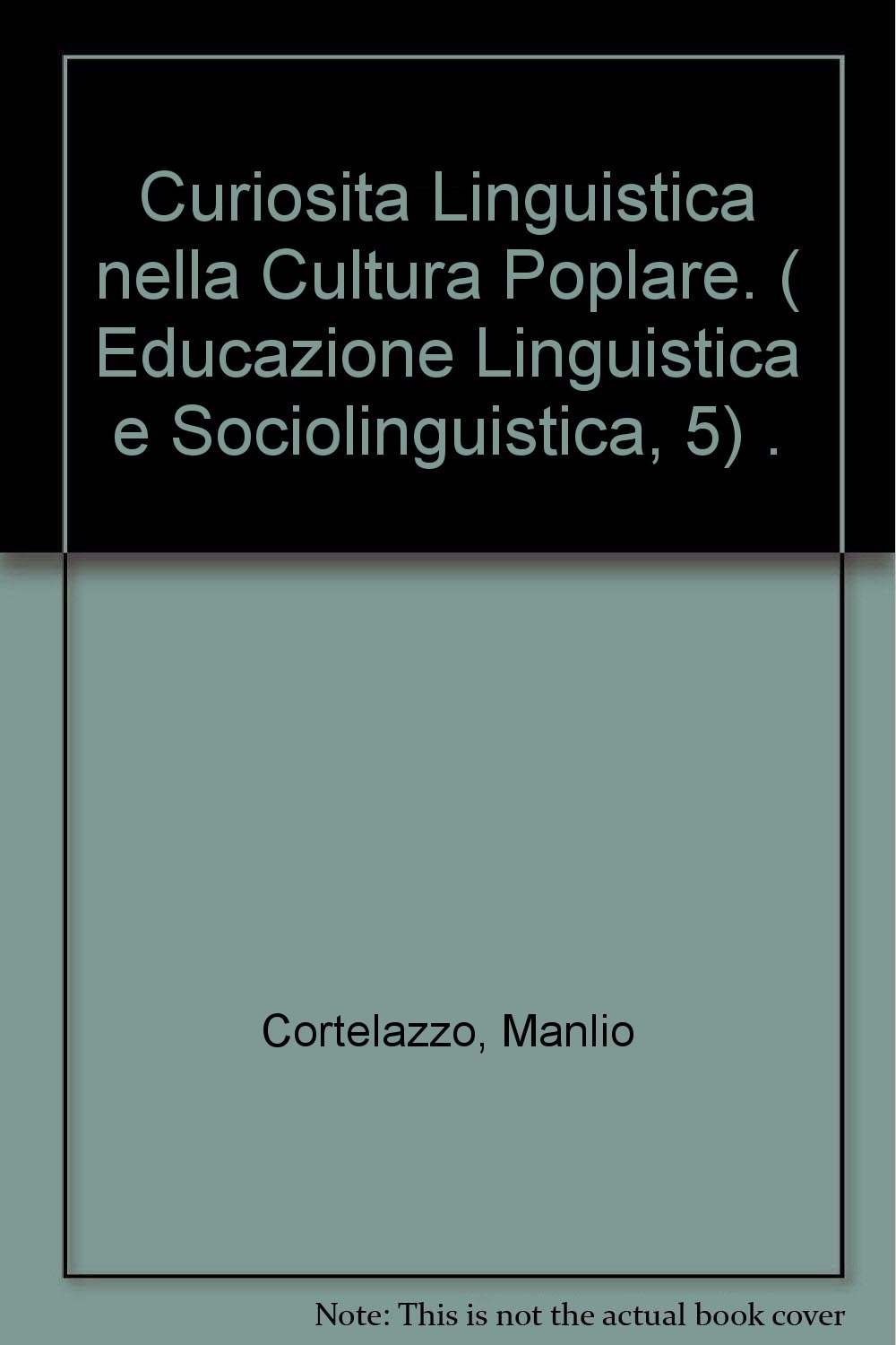 Curiosità Linguistica Nella Cultura Popolare - 4