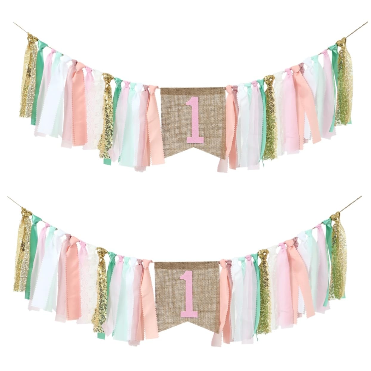 ABOOFAN 2pezzi Festone Compleanno Con Design Adorabile Decorazioni Per Feste Banner Leggero e Facile Da Usare Atmosfera Calda e Accogliente Per Compleanno Decorazioni Per Foto e Ricordi