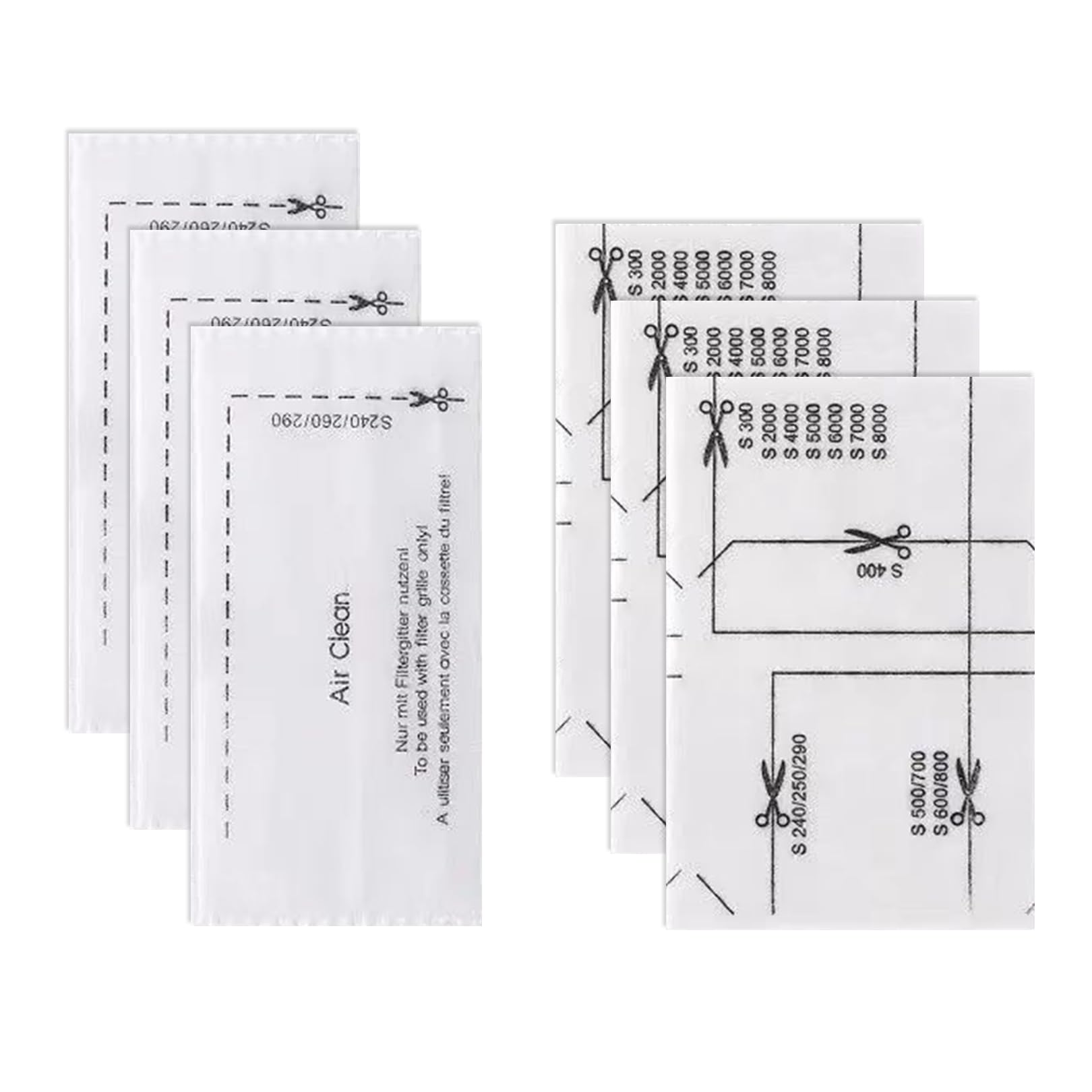 3 Pack Vacuum Cleaner Filters for Miele Compatible with C1/C2/C3, Compact Classic C1, Dynamic U1, S200-S899, S2000-S8999, Motor Protection Filters for Cleaner Performance and Air Filtration
