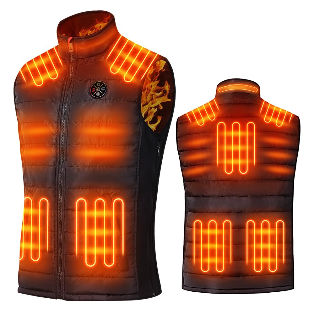 Heated Vest, Lightweight Heated Jacket 8 Zones