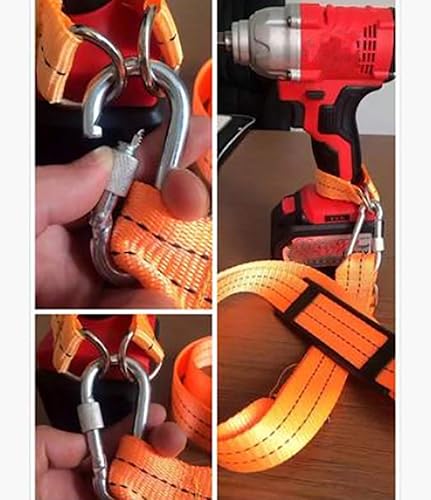 Miniatura 3 de Llave de taladro de impacto inalámbrica, correa de hombrosoporte para el conductor, arnés de hombro portátil, desmontable, correa, eslinga, cordón