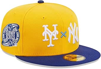 Amazon.com: New Era NY New York Yankees X Mets 59FIFTY Cooperstown 2000