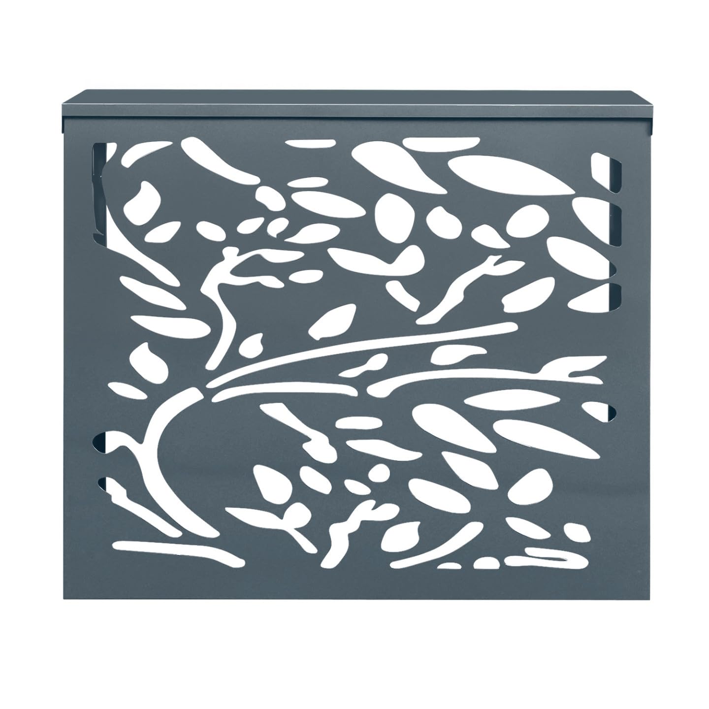 IDMarket - Cache climatiseur LIS en métal gris anthracite