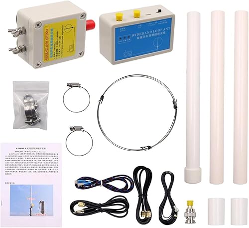 Miniatura 8 de GOOZEEZOO K-180WLA Antena de radio de onda corta 100KHz-180MHz Antena de radio de banda completa LWMWSWFMVHF 20dBi SDR Antena de recepción de radio