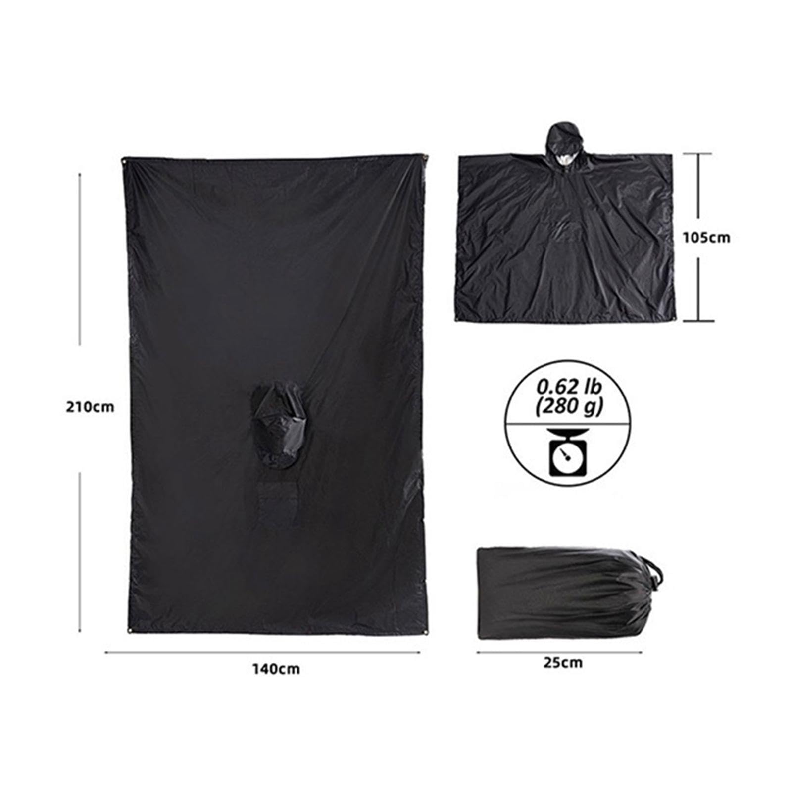 ロク　roku フード付きポンチョ ロク roku フード付きポンチョ ロク roku フード付きポンチョ