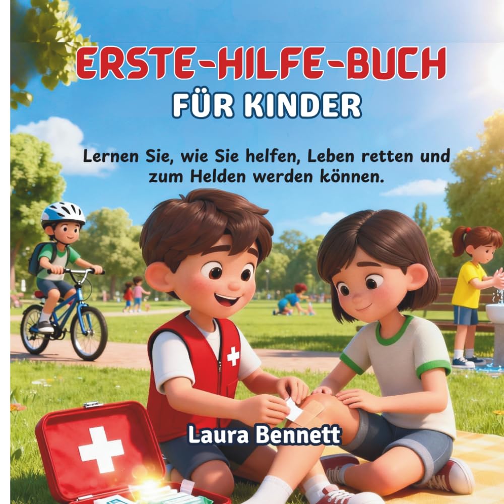 ERSTE-HILFE-BUCH FÜR KINDER: Lernen Sie, Wie Sie helfen, Leben Retten und zum Helden Werden Können