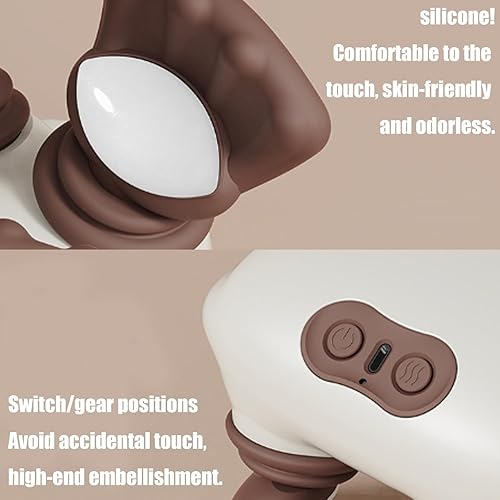 Miniatura 5 de Bionic - Masajeador térmico maestro, masaje eléctrico Shiatsu de tejido para hombro, masaje de cuello con amasado 4D, diseño ergonómico similar a la