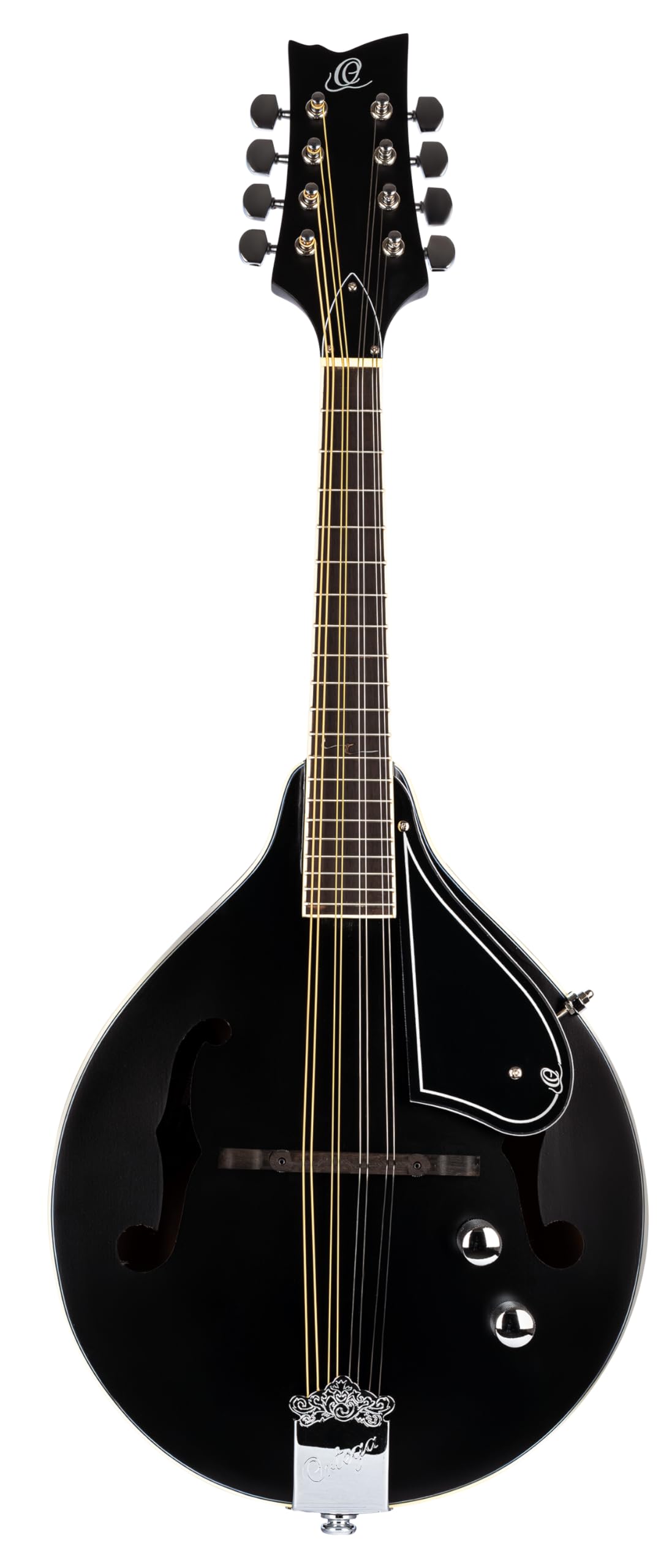 ORTEGA Mandoline Style A avec housse luxe - BK - Noir (RMAE40SBK)