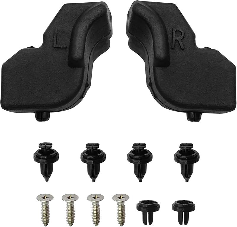 Kit de batentes de borracha da tampa traseira Dunviku para Ford F-150 2015–2023 – 5,5 ou 6,5 pés, lado esquerdo e direito