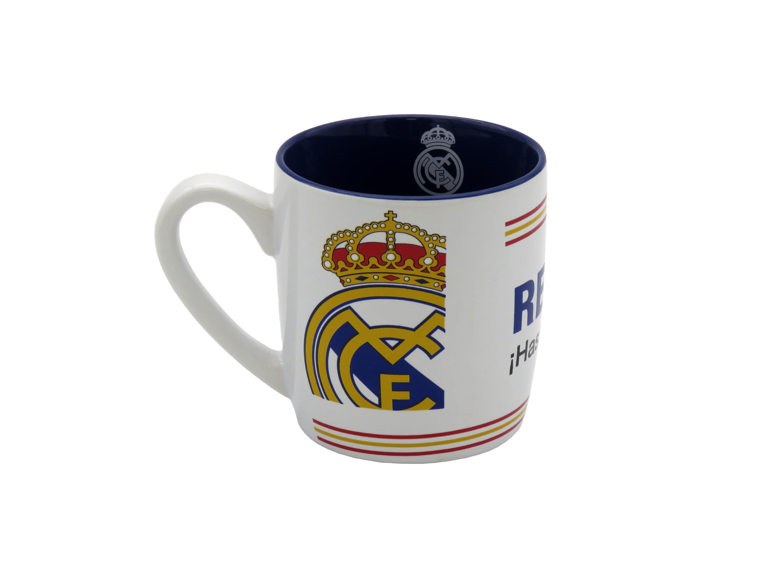 CYPBRANDS Real Madrid, Mug, Ceramic Mug, Houseware, Breakfast, Original Mugs, White, Official Product