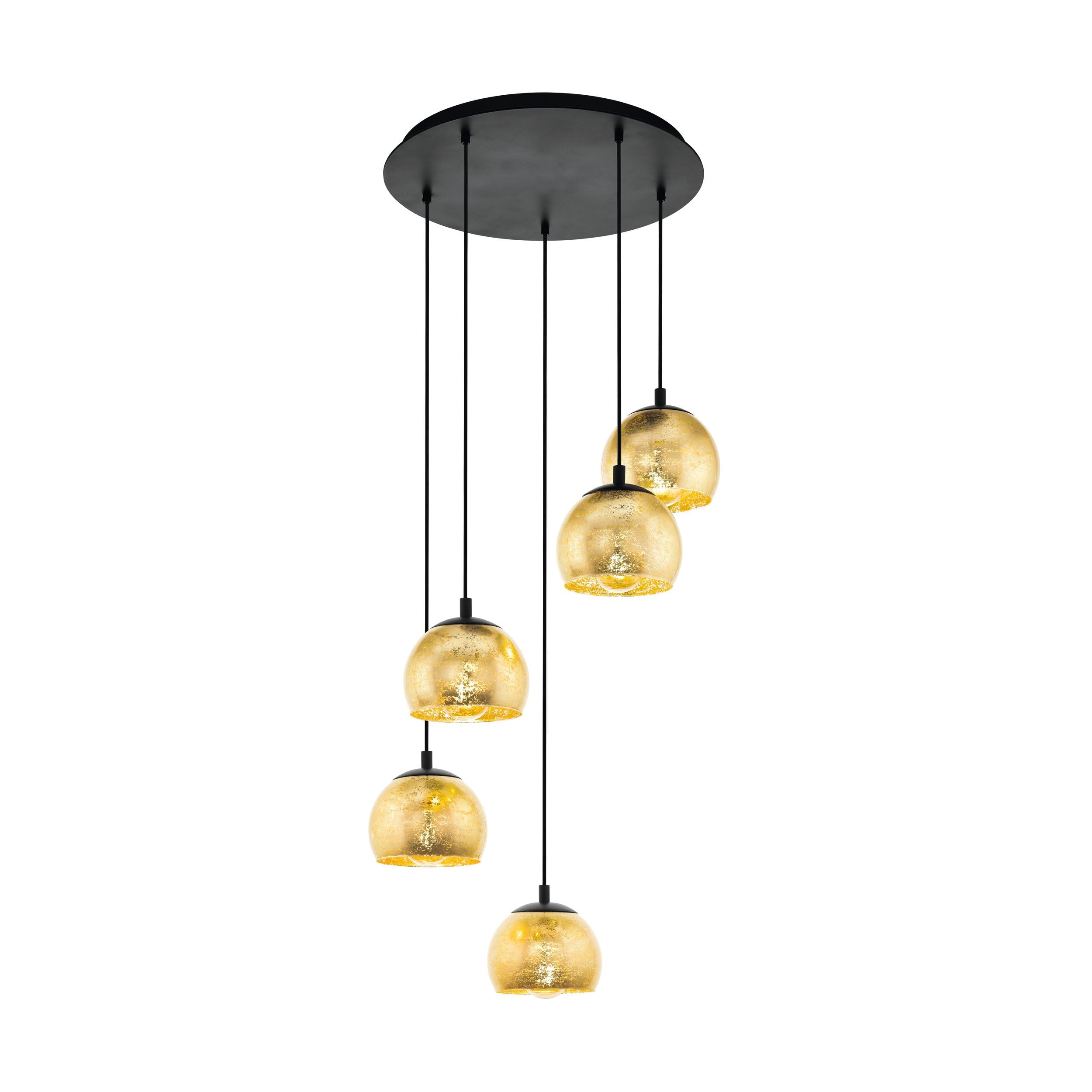 Eglo Black/Light Albaraccin Large E27 Pendant