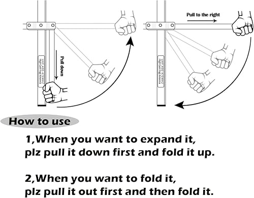 Miniatura 5 de HYS Antena plegable UHF Yagi, 70CM 400-470Mhz aleación de aluminio antena al aire libre, aleación de aluminio GMRS Base Antena para Yaesu Motorola